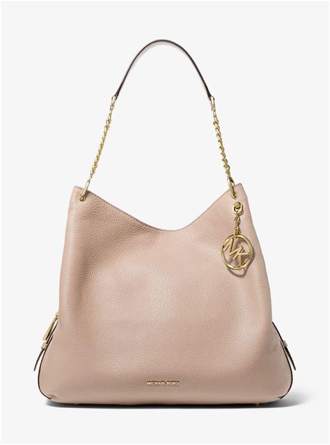 sac michael kors lillie|Lillie Large Pebbled Leather Shoulder Bag .